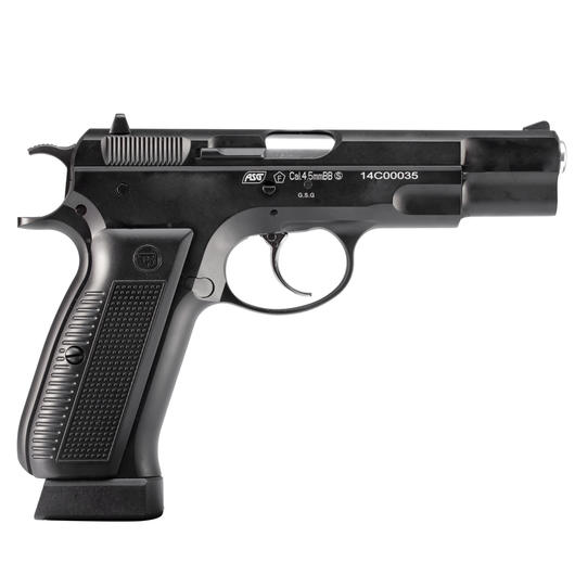 ASG CZ75 Ceska Zbrojovka CO2 Luftpistole 4,5mm BB Vollmetall schwarz Bild 2