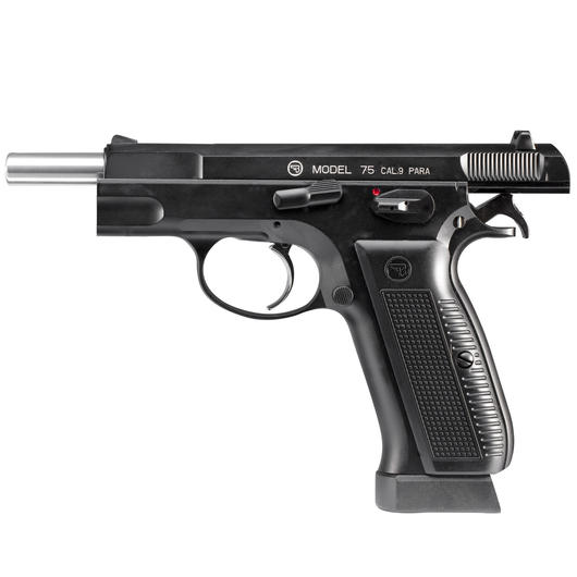 ASG CZ75 Ceska Zbrojovka CO2 Luftpistole 4,5mm BB Vollmetall schwarz Bild 3
