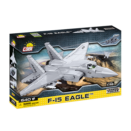 Cobi Armed Forces Bausatz Flugzeug F-15 Eagle 640 Teile 5803 Bild 2