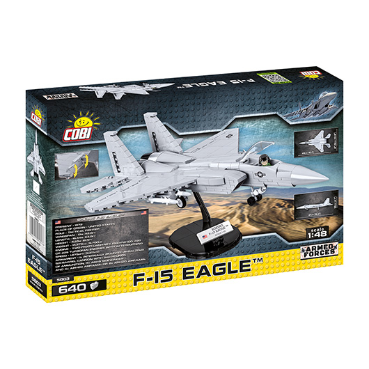 Cobi Armed Forces Bausatz Flugzeug F-15 Eagle 640 Teile 5803 Bild 3