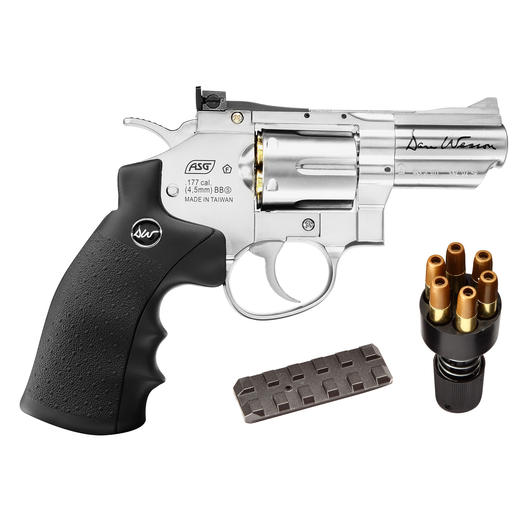 ASG Dan Wesson 2,5 Zoll 4,5mm BB CO2 Revolver silber Bild 4