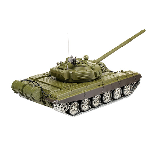 Amewi Rc Panzer Russischer T-72 oliv, 1:16, RTR, schussf., Infrarot-Gefechtssystem, Rauch & Sound, Metallgetriebe -ketten Bild 4