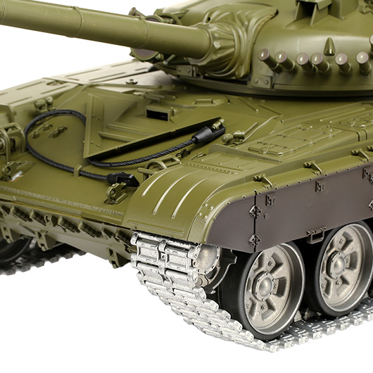 Amewi Rc Panzer Russischer T-72 oliv, 1:16, RTR, schussf., Infrarot-Gefechtssystem, Rauch & Sound, Metallgetriebe -ketten Bild 7