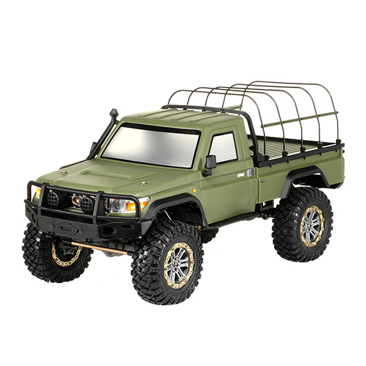 AMXROCK RCX10PS Crawler Profi 1:10 2-Gang Schaltgetriebe Militr Grn Bild 1