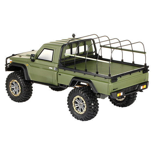 AMXROCK RCX10PS Crawler Profi 1:10 2-Gang Schaltgetriebe Militr Grn Bild 3