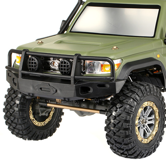 AMXROCK RCX10PS Crawler Profi 1:10 2-Gang Schaltgetriebe Militr Grn Bild 6