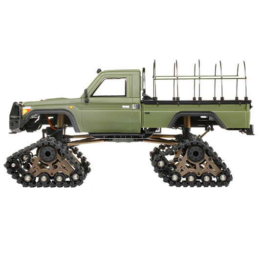 AMXROCK RCX10PTS 1:10 Crawler Profi inkl. Kettenfahrwerk Militr Grn Bild 2