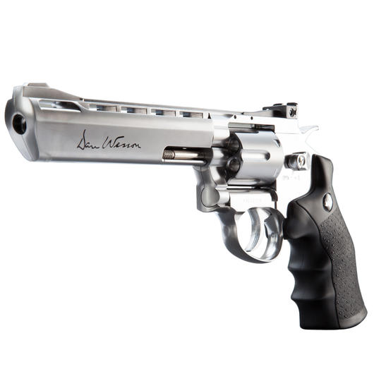 Versandrcklufer ASG Dan Wesson 6 Zoll 4,5mm BB CO2 Revolver silber Bild 2