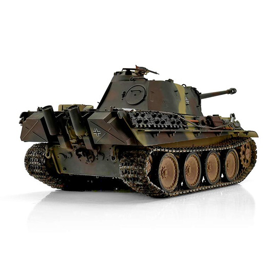 Torro RC Panzer Panther G Sommertarn Profi-Edition 1:16 schussfhig, Rauch & Sound, Metallgetriebe und Metallketten, RTR Bild 2