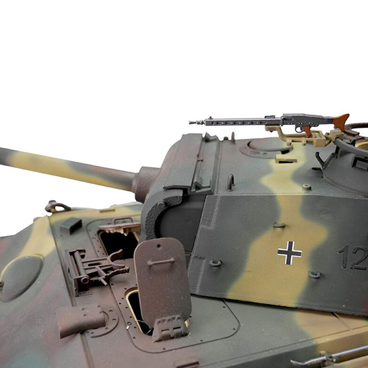 Torro RC Panzer Panther G Sommertarn Profi-Edition 1:16 schussfhig, Rauch & Sound, Metallgetriebe und Metallketten, RTR Bild 4