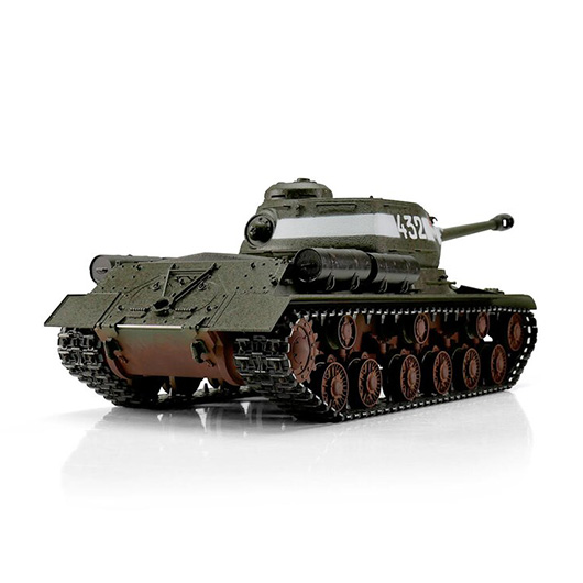 Torro RC Panzer IS-2 grn Profi-Edition 1:16 schussfhig, Rauch & Sound, Metallgetriebe und Metallketten, RTR Bild 2