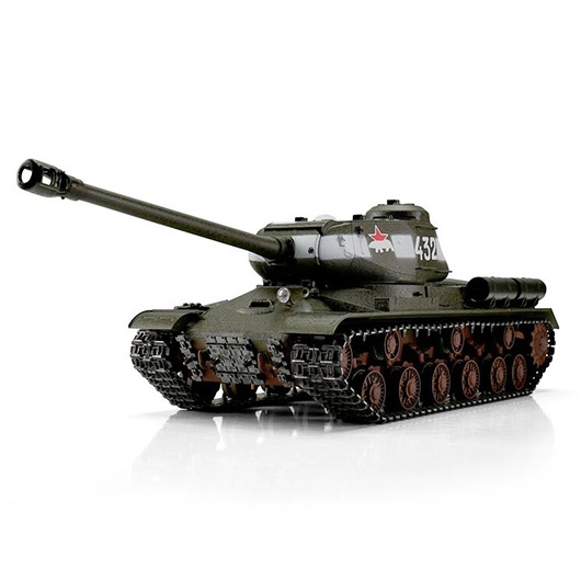 Torro RC Panzer IS-2 grn Profi-Edition 1:16 schussfhig, Rauch & Sound, Metallgetriebe und Metallketten, RTR Bild 3