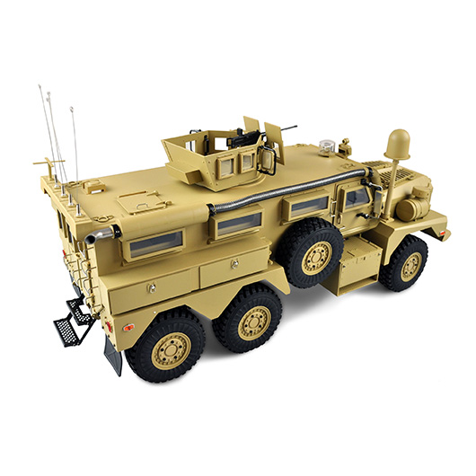 Amewi RC US-Militrfahrzeug MRAP 6X6 1:12 RTR, Rauch, Sound und Licht inkl. Seilwinde Bild 1