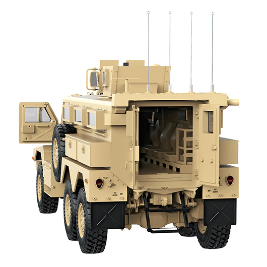 Amewi RC US-Militrfahrzeug MRAP 6X6 1:12 RTR, Rauch, Sound und Licht inkl. Seilwinde Bild 2