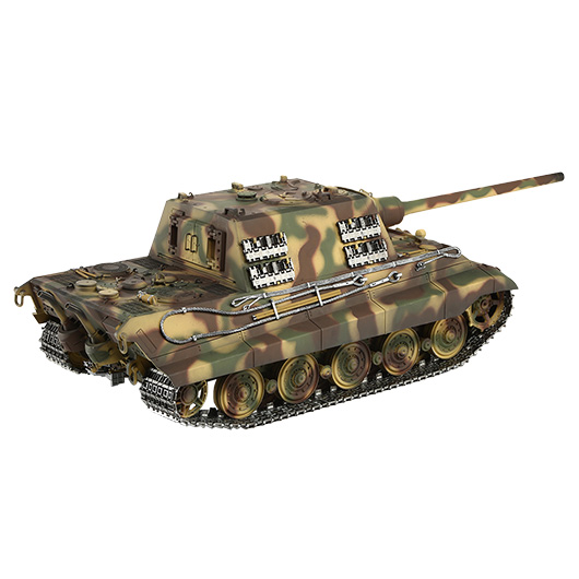 Torro RC Panzer Jagdtiger Sommertarn Profi-Edition 1:16 Infrarot Battlesystem, Rauch & Sound, Metallgetriebe und Metallkette Bild 7