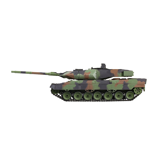 Amewi RC Panzer Leopard 2A6, tarn 1:16 schussfhig, Infrarot-Gefechtssystem, Rauch & Sound, RTR Bild 2