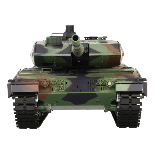Amewi RC Panzer Leopard 2A6, tarn 1:16 schussfhig, Infrarot-Gefechtssystem, Rauch & Sound, RTR Bild 7