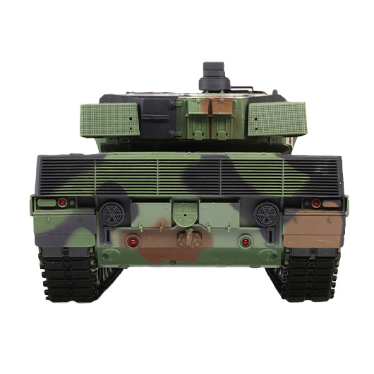 Amewi RC Panzer Leopard 2A6, tarn 1:16 schussfhig, Infrarot-Gefechtssystem, Rauch & Sound, RTR Bild 8