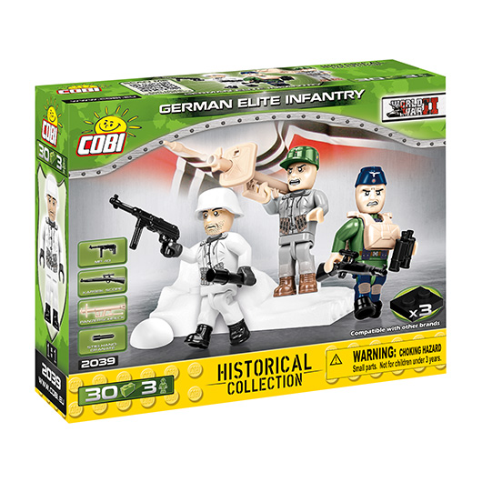 Cobi Historical Collection Deutsche Elite Infantry Soldiers 30 Teile 2039 Bild 1