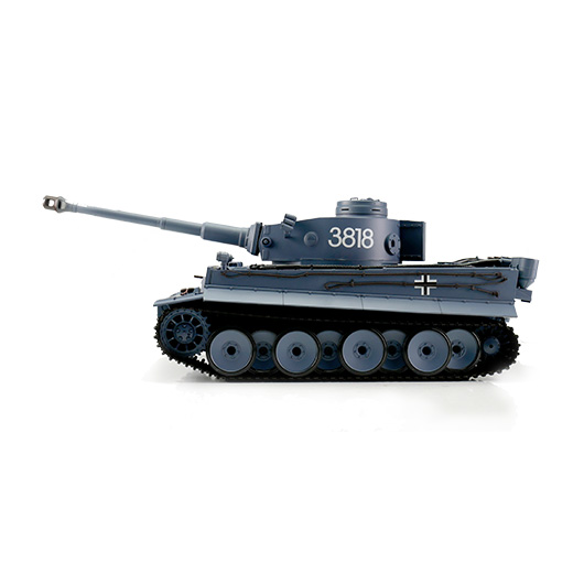 Heng-Long RC Panzer Tiger I, grau 1:16 BB/IR schussfhig, Infrarot-Gefechtssystem, Rauch & Sound, RTR Bild 1