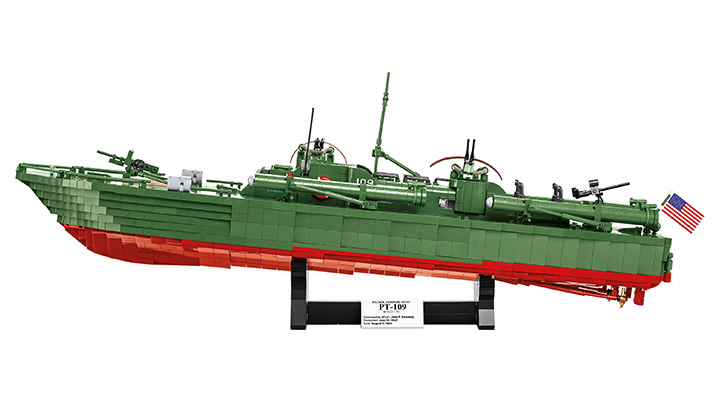 Cobi Historical Collection Bausatz Patrol Torpedo Boat PT-109 mit Inneneinrichtung 3726 Teile 4825 Bild 1