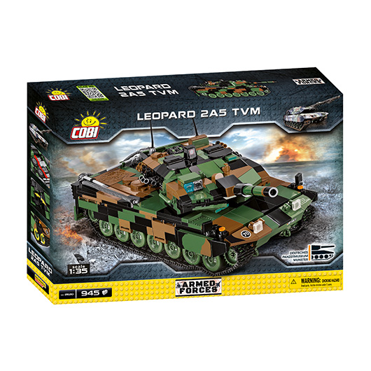 Cobi Small Army / Armed Forces Bausatz Panzer Leopard 2A5 TVM 945 Teile 2620 Bild 2