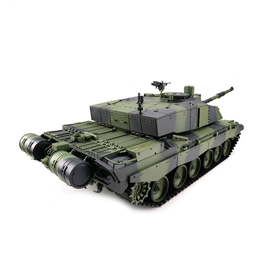 Heng-Long RC Panzer Challenger 2, camo 1:16 schussfhig, Infrarot-Gefechtssystem, Rauch & Sound, Metallgetriebe, Metallkette Bild 2