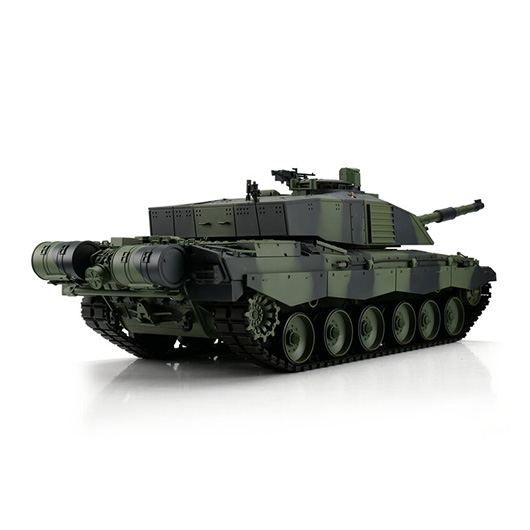 Heng-Long RC Panzer Challenger 2, camo 1:16 schussfhig, Infrarot-Gefechtssystem, Rauch & Sound, Metallgetriebe, Metallkette Bild 3