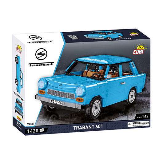 Cobi Youngtimer Collection Bausatz 1:12 Trabant 601 blau 1420 Teile 24331 Bild 2