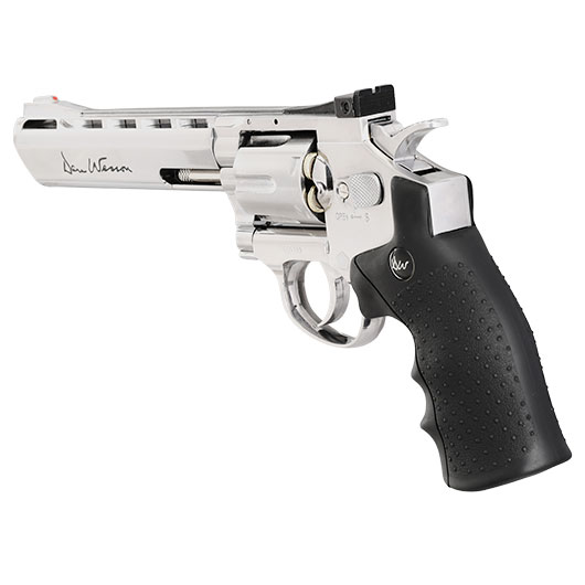 ASG Dan Wesson 6 Zoll 4,5mm Diabolo CO2 Revolver chrom gezogener Lauf Bild 4