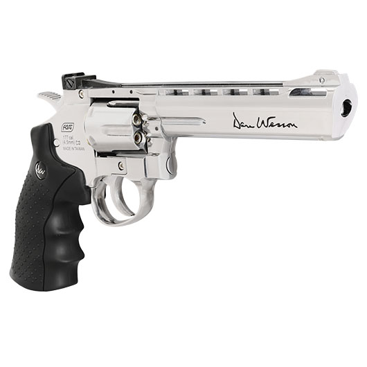 ASG Dan Wesson 6 Zoll 4,5mm Diabolo CO2 Revolver chrom gezogener Lauf Bild 7