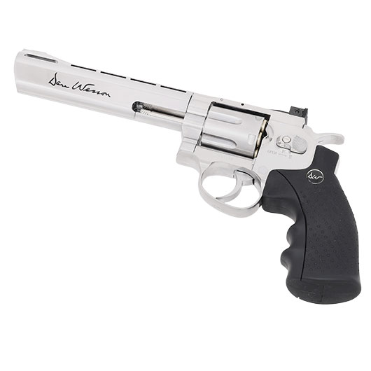 ASG Dan Wesson 6 Zoll 4,5mm Diabolo CO2 Revolver chrom gezogener Lauf Bild 9