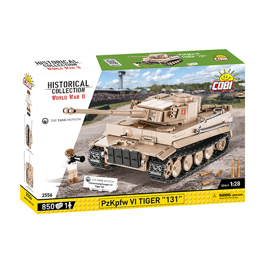 Cobi Historical Collection Bausatz Panzer PzKpfw VI Tiger 131 850 Teile 2556 Bild 2