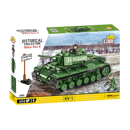 Cobi Historical Collection Bausatz Panzer KV-1 656 Teile 2555 Bild 2