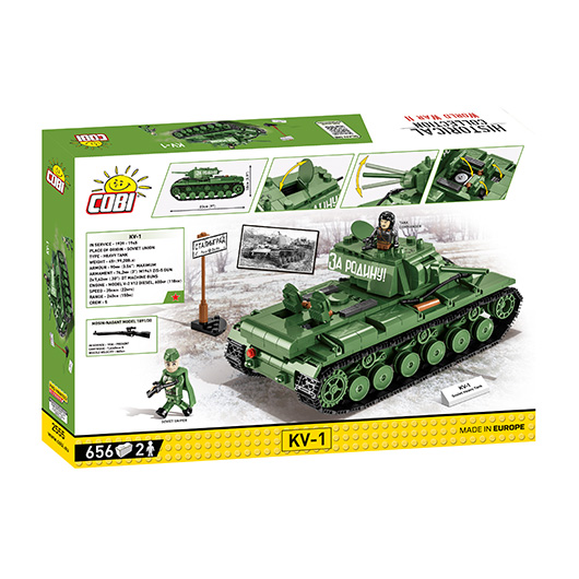 Cobi Historical Collection Bausatz Panzer KV-1 656 Teile 2555 Bild 3