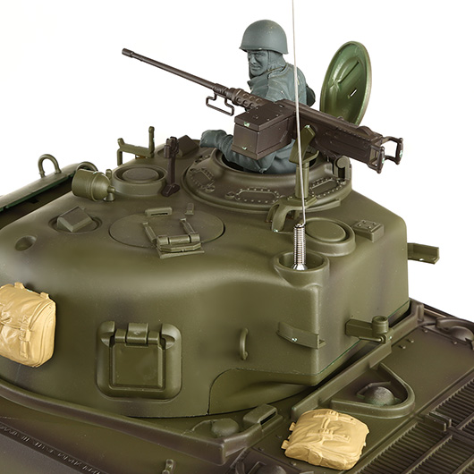 Heng-Long RC Panzer Sherman M4A3, grn 1:16 schussfhig, Infrarot-Gefechtssystem, Rauch & Sound, RTR Bild 6