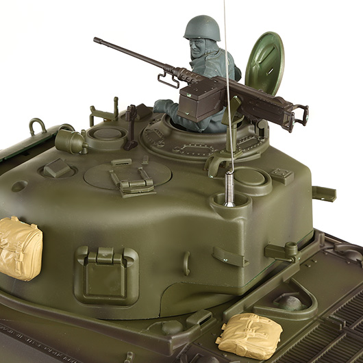 Heng-Long RC Panzer Sherman M4A3, grn 1:16 schussfhig, Infrarot-Gefechtssystem, Rauch & Sound, RTR Bild 6