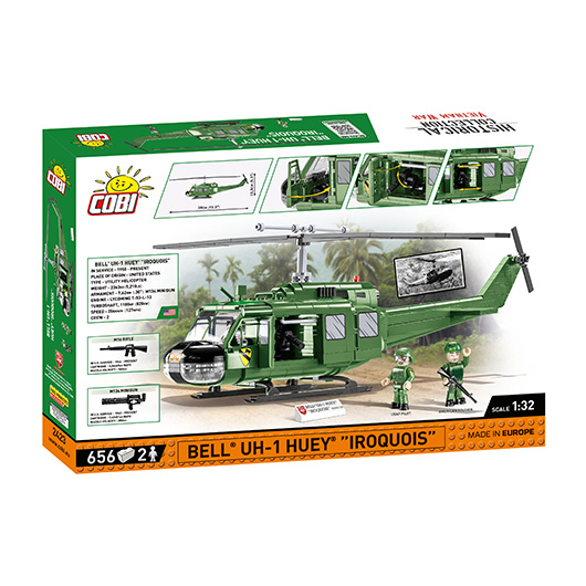 Cobi Historical Collection Bausatz Hubschrauber Bell UH-1 Huey Iroquois 656 Teile 2423 Bild 4