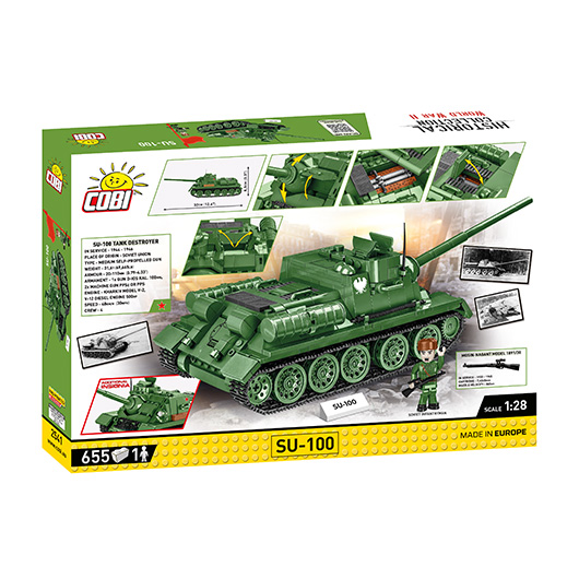 Cobi Historical Collection Bausatz Jagdpanzer SU-100 655 Teile 2541 Bild 3