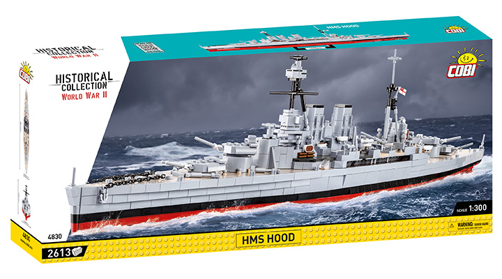 Cobi Historical Collection Bausatz Schlachtkreutzer HMS Hood 2613 Teile 4830 Bild 3