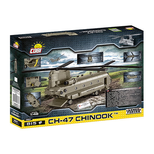 Cobi Armed Forces Bausatz Transporthubschrauber CH-47 Chinook 815 Teile 5807 Bild 3