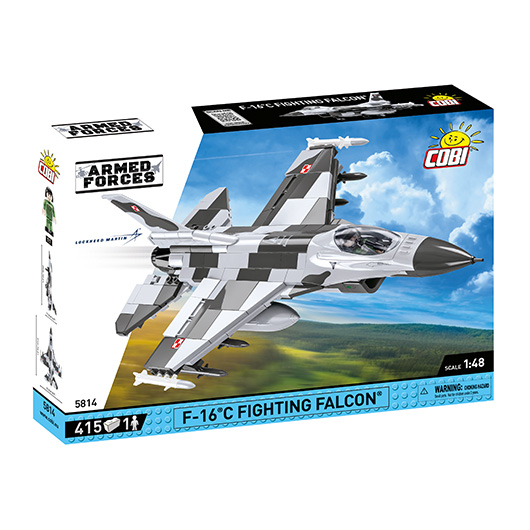 Cobi Armed Forces Bausatz Flugzeug F-16C Fighting Falcon 415 Teile 5814 Bild 3