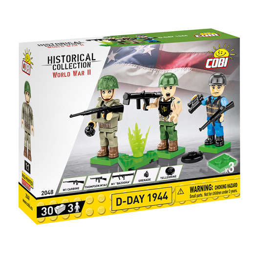 Cobi Historical Collection D-Day 1944 US Army Soldiers 30 Teile 2048 Bild 1