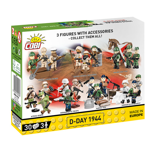 Cobi Historical Collection D-Day 1944 US Army Soldiers 30 Teile 2048 Bild 2