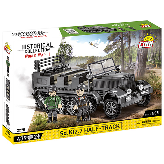 Cobi Historical Collection Bausatz Halbkettenfahrzeug Sd.Kfz. 7 Half-Track 439 Teile 2275 Bild 1