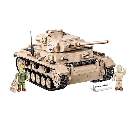 Cobi Historical Collection Bausatz Panzer III Ausf. J 2in1 780 Teile 2562