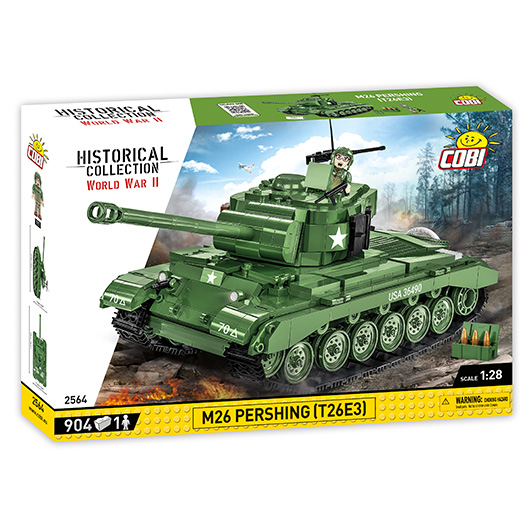 Cobi Historical Collection Bausatz Panzer M26 Pershing T26E3 904 Teile 2564 Bild 2