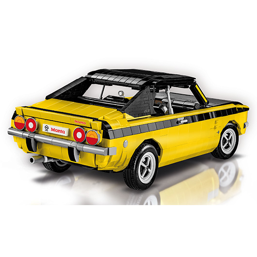 Cobi Youngtimer Collection Bausatz 1:12 Opel Manta A 1970 gelb / schwarz 1905 Teile 24339 Bild 1
