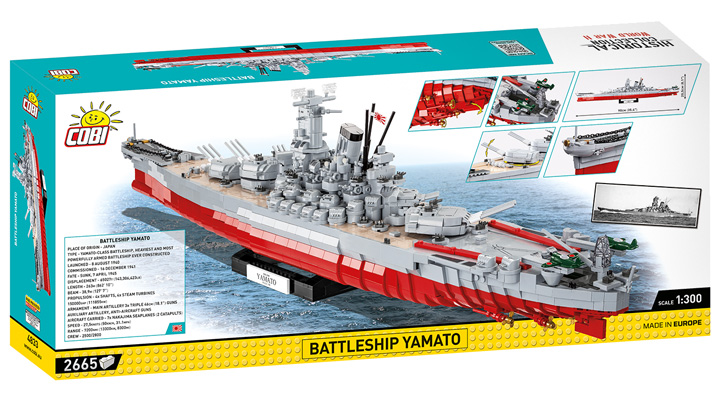 Cobi Historical Collection Bausatz Schlachtschiff Yamato 2655 Teile 4833 Bild 4