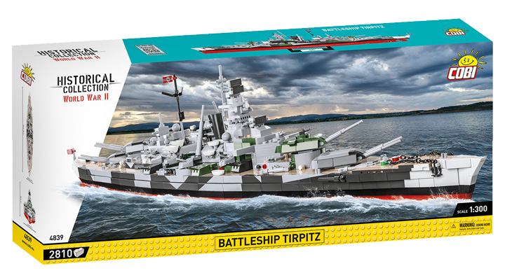 Cobi Historical Collection Bausatz Schlachtschiff Tirpitz 2810 Teile 4839 Bild 4